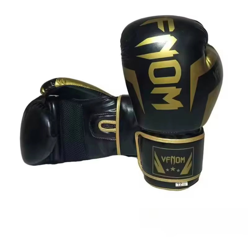 6/8/10/12/16Oz Boxing Gloves PU Breathable Kids Adult Professional Sanda Muay Thai Fighting Gloves Taekwondo Punching Gloves