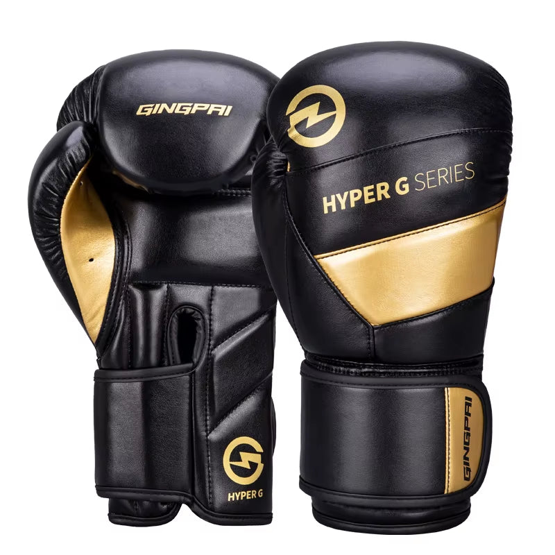 High Quality PU Leather Wear-Resistant and Breathable Boxing Gloves for Sanda Training, Thickened Protective Combat Gloves